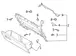Bumper Impact Bar Bracket - Left, Rear, Center