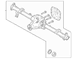 Differential Housing Carrier Axle <br>The of a that holds The gears, pinions