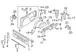 Roof Luggage Carrier Side Rail Nut Damper - Left, Right