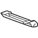 Tow Eye Cap Cover - Right, Front