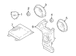 Door speaker <br>A device that emits sound Speakers - Left, Right, Front