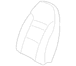 Seat Back Cushion Cover - Right, Front