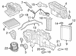 Air Conditioning (A/C) Evaporator Core and Case HVAC Unit