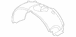 Fender Splash Shield Apron - Right, Front