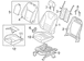 Seat Back Cushion Cover - Right, Front (Base Number 2)