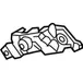 Bumper Cover Support Rail Bracket - Right, Rear