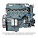 3/4 Engine for S60 12.7L EPA98 6067TK60 DDEC4 with Flat Brake