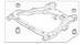 Suspension Subframe Crossmember - Front