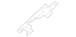 Body A-Pillar Trim Panel Bracket Assist Handle - Right, Back