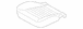 Seat Cover Cushion - Left, Front