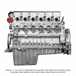 Long Block Engine for MBE 4000 12.8L EPA04 with Manual Transmission