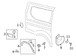Side Body Panel Molding - Right
