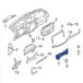 Instrument Panel Trim Bracket MULTI FUNCTION DISPLAY - 15