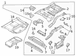 Suspension Shock Absorber Bracket Mounting - Rear, Center
