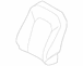 Seat Back Cushion Cover - Left, Front (Phantom/Raptor)