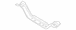 Floor Pan Reinforcement Cross Member - Rear, Center (Convertible)