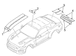 Hood Decal Stripe Graphics (Convertible, Coupe)