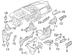 Instrument Panel Knee Bolster Shield