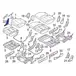 Folding Seat Latch Catch - Rear
