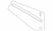Roof Luggage Carrier Cross Rail Support - Rear