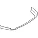 Valance Panel Bumper Extension Side Bar - Rear