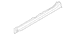 Rocker Panel Reinforcement Floor Sidemember - Left, Front, Inner