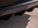 Mustang Mach-E 2021-2025, Air Design® Satin Black Rear Bumper Fascia Diffuser Kit