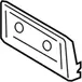 License Plate Bracket - Front