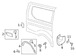 Side Body Panel Molding - Right (All Extended Frame)