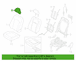 Roll Type Headrest Cover - Left, Right, Front (XLT)