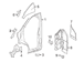Body A-Pillar Reinforcement - Left, Inner (All Long, All Medium)