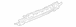Bumper Cover Reinforcement Isolator - Rear 3.0L