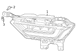 Fog Lamp Lens <br>A light - Left, Front, Center (Performance)