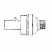 Turbo Boost Sensor for S60 14L DDEC VI EPA07