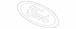 Bumper Cover Emblem Decal - Front (Hybrid, Plug In Hybrid)