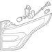 Tail Light Lamp - Left, Rear
