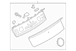 Deck Lid Finish Panel Emblem (Convertible, Coupe)