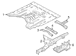 Floor Pan Crossmember Frame Side Member - Front