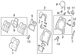 Headrest pad <br>Headrest part of the Seat Onyx - Left, Front