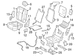 Seat Cushion Foam Pad - Left, Rear, Back