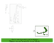 Seat Belt Receptacle Buckle Pretensioner - Right, Front