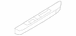 Door Armrest Pad - Left, Rear
