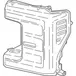 Sealed Beam Headlight - Left, Front