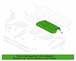 Seat Cushion Pad - Left, Rear, Back