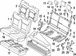Seat Cover Cushion - Left, Rear, Center