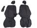 Transit 2015-2024 Covercraft Front Captain Seat Covers in Charcoal