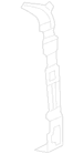 Fender Reinforcement Bar - Left, Front