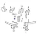 Coil Spring Insulator Seat - Left, Front