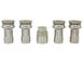 Super Duty 2017-2024 Chrome Plated Wheel Locks For Exposed Lugs