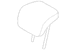 Headrest - Rear, Center